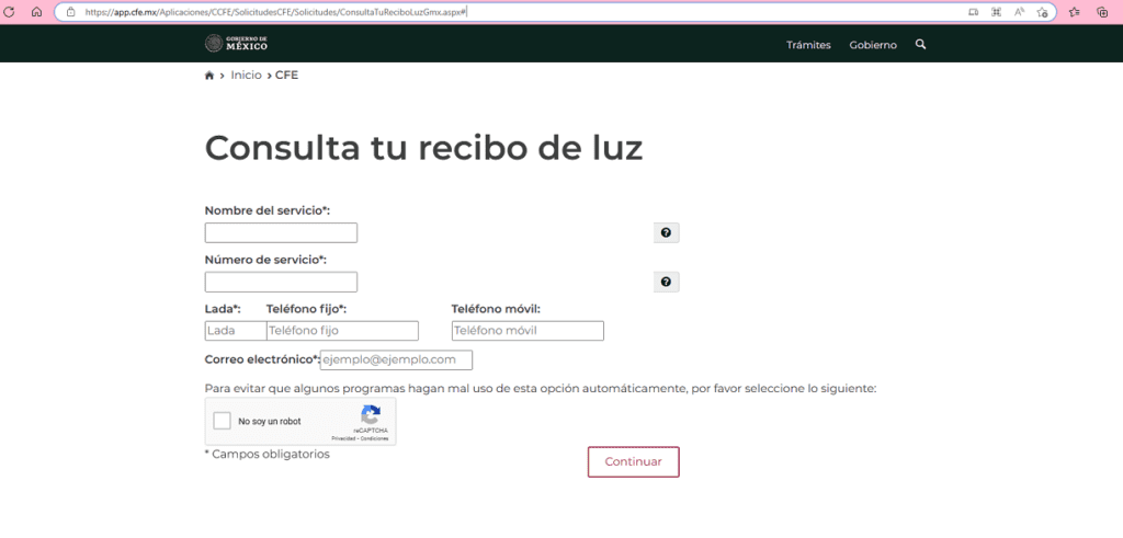 Cfe C Mo Puedes Consultar Tu Saldo Y Descargar Tu Recibo De Luz