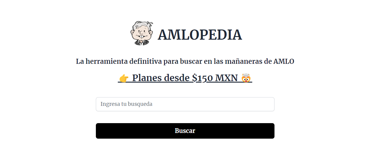AMLOpedia es una página que tiene una versión gratuita y dos de paga. FOTO: Captura de pantalla