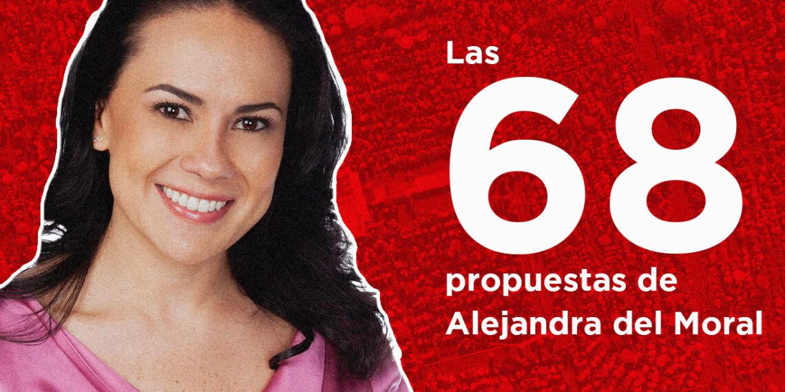 Alejandra del Moral Las 68 propuestas de campaña para Edomex 2023