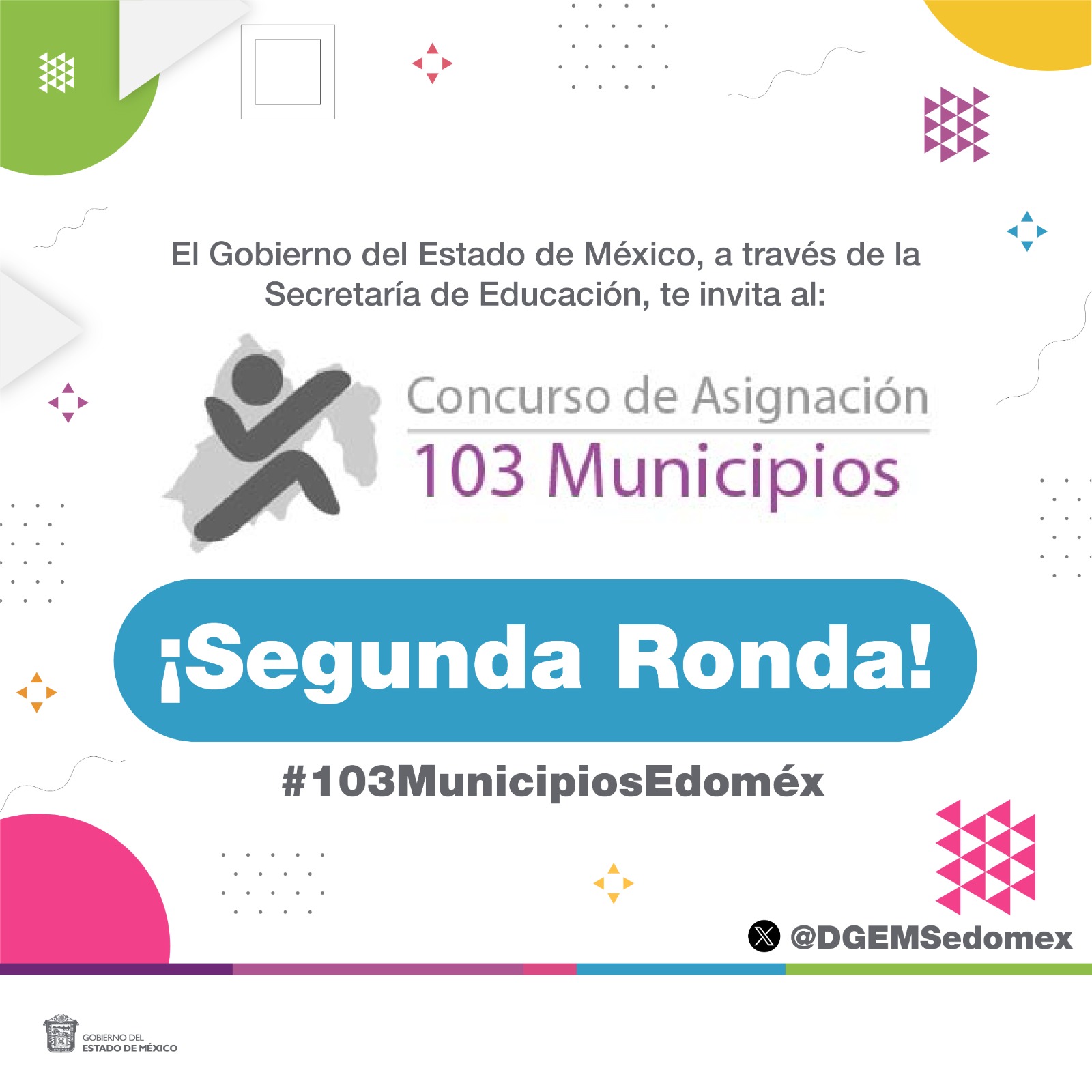 103 municipios segunda vuelta 2023 Edomex