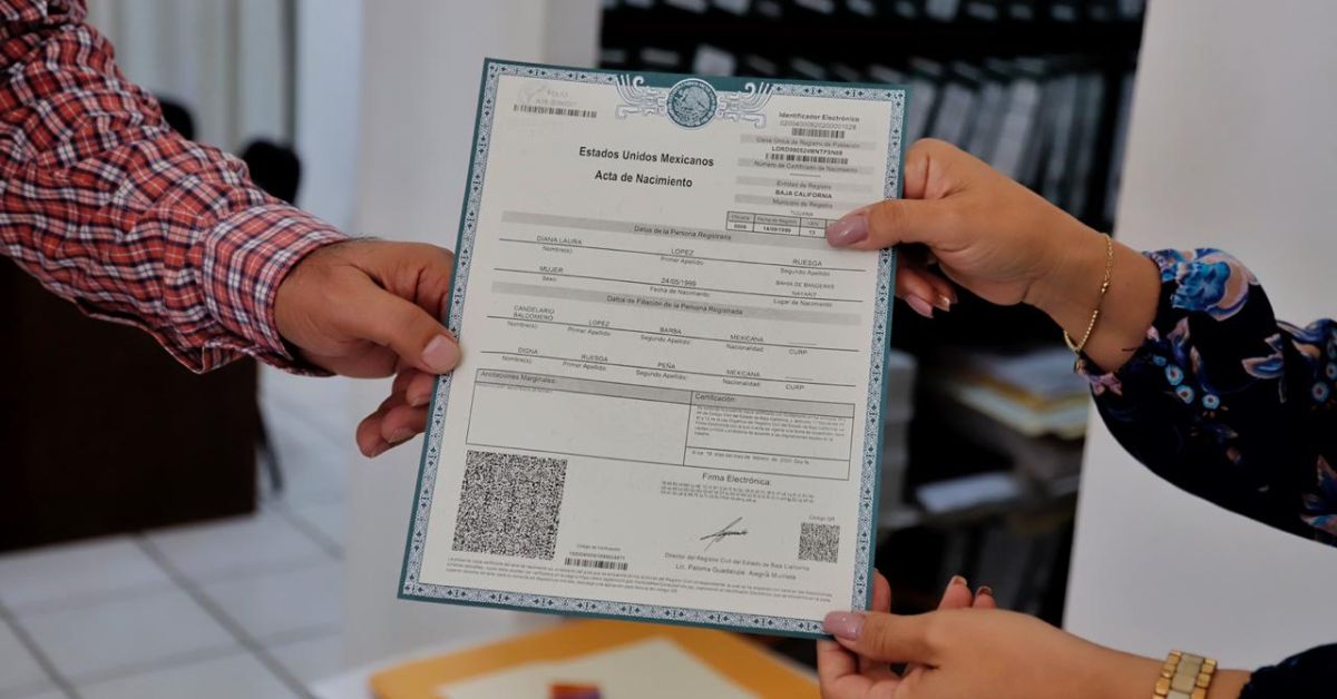 Qué pasa si no registro a mi hijo a tiempo acta de nacimiento Registro Civil 