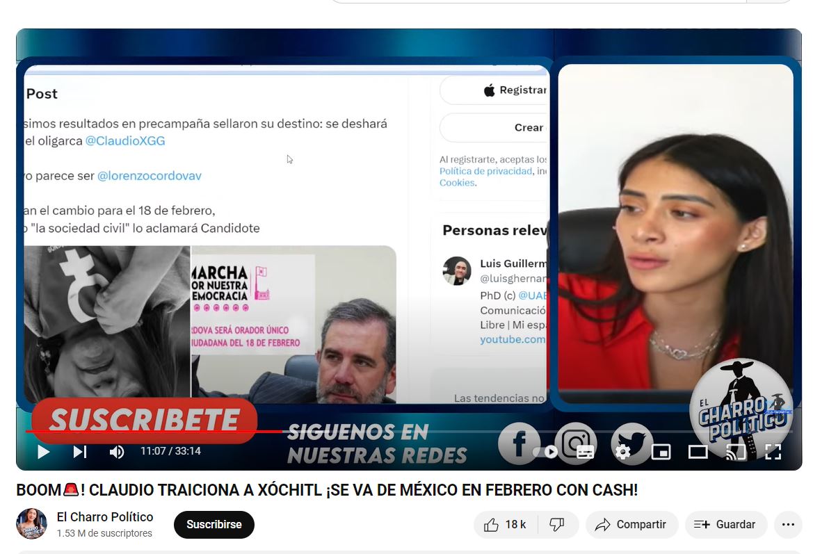 Fake Lorenzo Córdova no puede ser candidato presidencial, como afirman youtubers proAMLO 2
