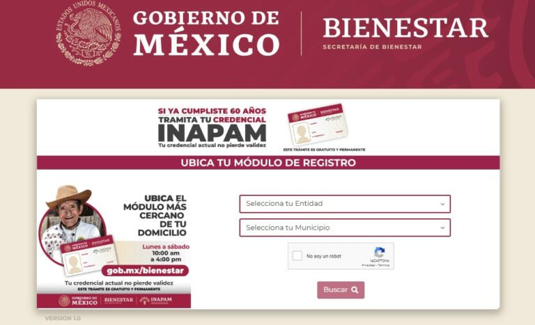 Módulos INAPAM 2024 dónde tramitar la credencial de descuentos