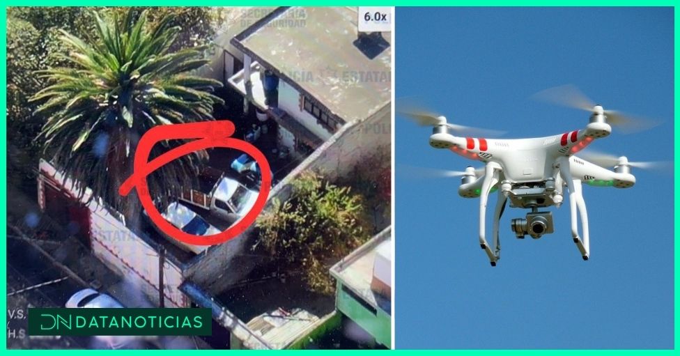C5 Edomex usa drones para recuperar vehículos robados y detener criminales portada