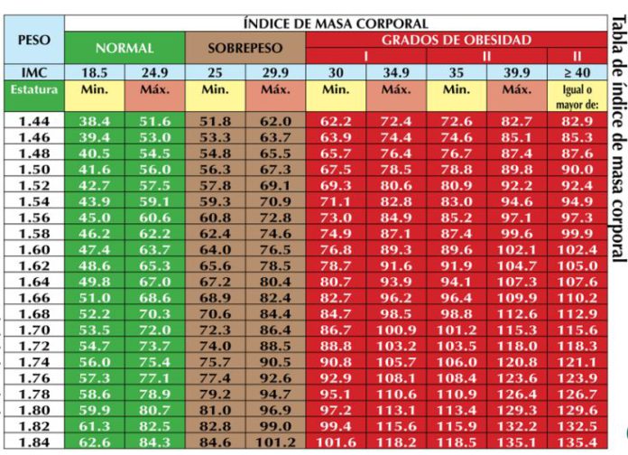 Cómo Sacar El Índice De Masa Corporal (IMC) Desde Casa | DATANOTICIAS