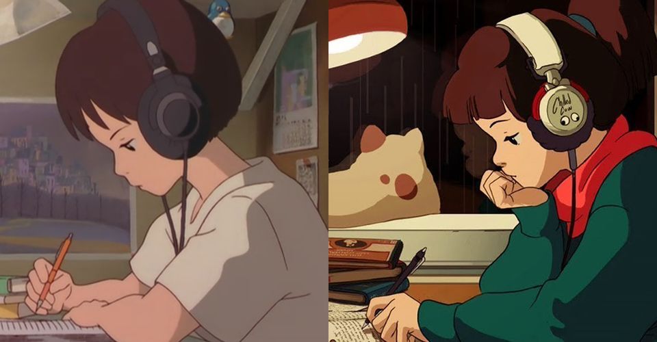 La Chica Lofi está basado en un personaje de <em><strong>Studio Ghibli.</strong></em>