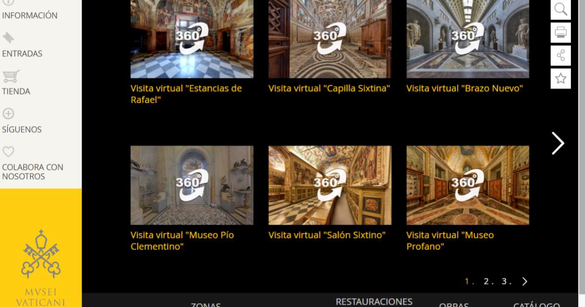 Recorridos-virtuales-museos-destinos-3D-Capilla-Sixtina