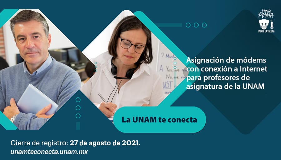 Así te puedes registrar si eres maestro de la UNAM y necesitas internet | Foto: Twitter UNAM 