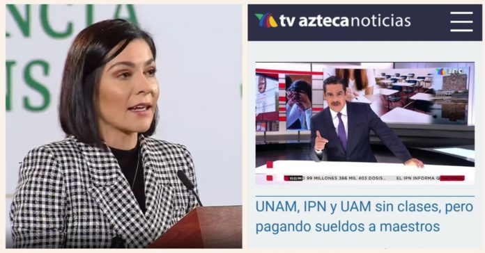 Omiten noticia falsa de TV Azteca sobre UNAM, UAM e IPN en el Quién es Quién en las Mentiras portada