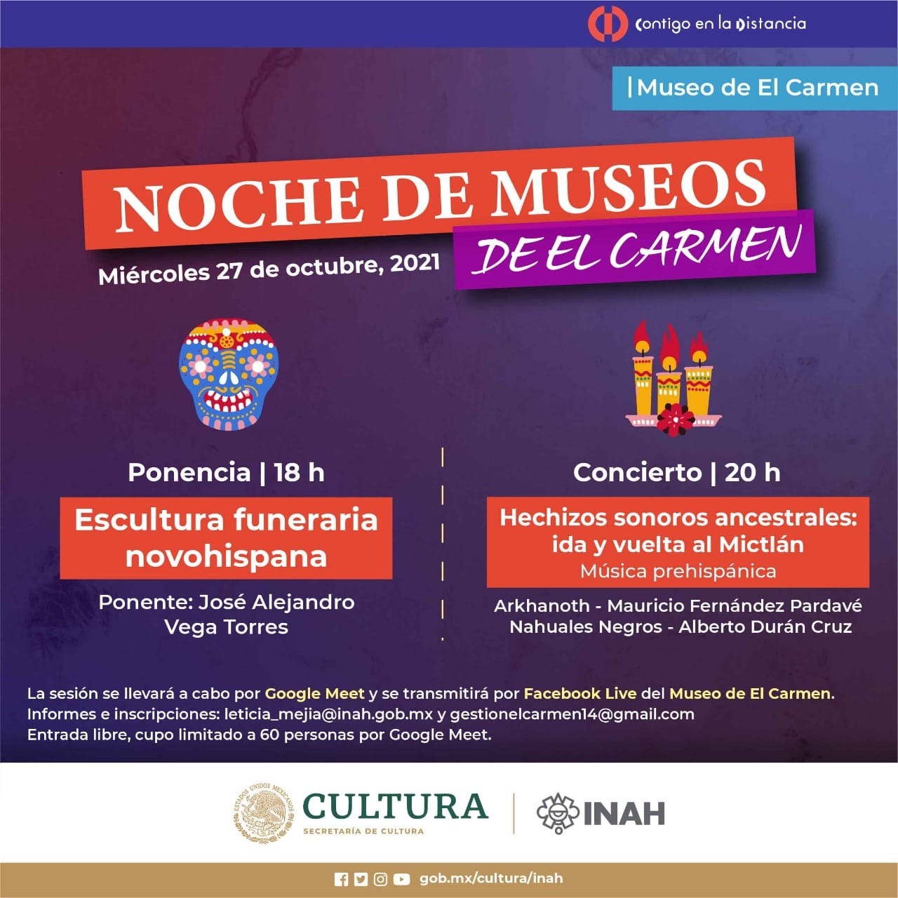 Estas son las actividades del museo de El Carmen para Día de Muertos | Foto: INAH