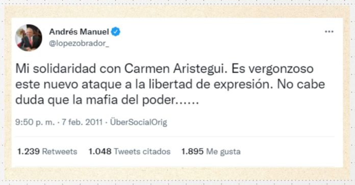 Cuando AMLO sí apoyaba a Carmen Aristegui portada