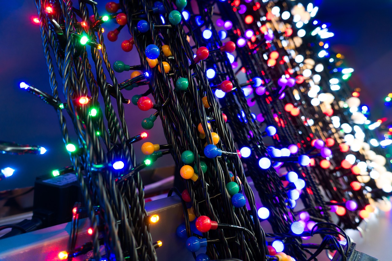 Las luces navideñas puedes encontrarlas en distintos puntos lugares de la CDMX | Foto: Pixabay