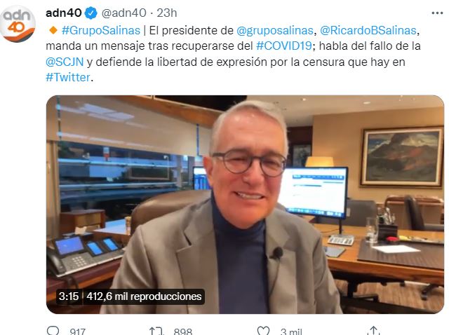 Ricardo Salinas acusa de censura, pero él amenaza con cerrar Proceso 3