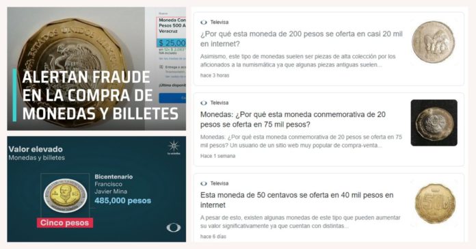 Televisa denuncia fraude con monedas, pero luego las promueve portada