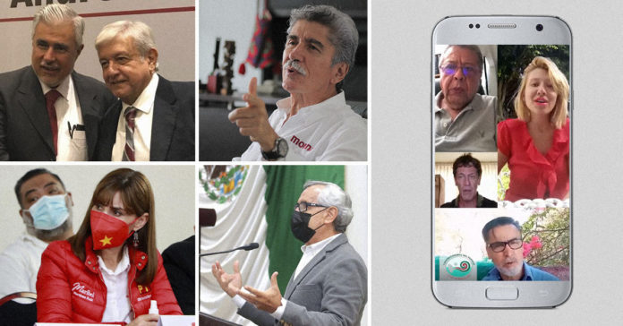 Diputados de Morena y PT detrás de los Comunicadores del Pueblo portada