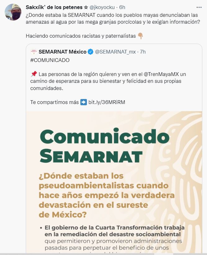 Dónde estaban Ambientalistas responden a comunicado de Semarnat 08