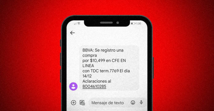 Fraudes con SMS que suplantan a BBVA y Santander llegan a México portada