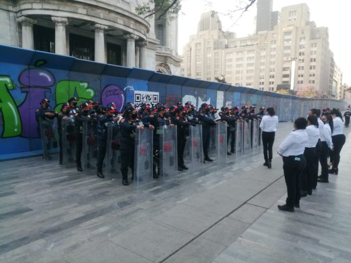 Las marchas de este 8 de marzo serán vigiladas por elementos de la SSC y la Policía Bancaria en la CDMX | Foto: SSC