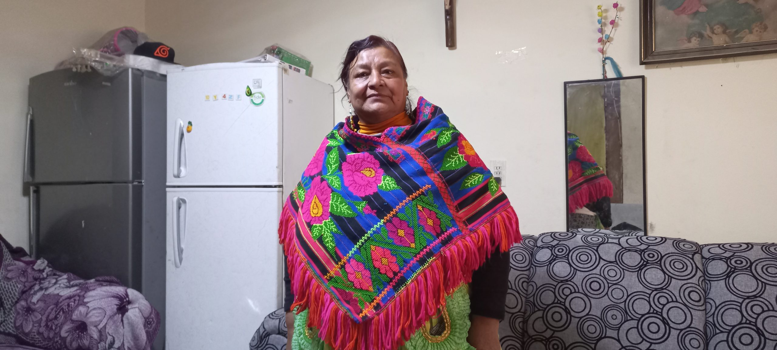 La mayoría de los mazahuas que habitan la colonia Antigua Aceitera donde María Guadalupe reside son comerciantes. Crédito: Soledad Galván
