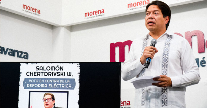 Morena anuncia tendedero de traidores a la patria que votaron contra la reforma eléctrica portada