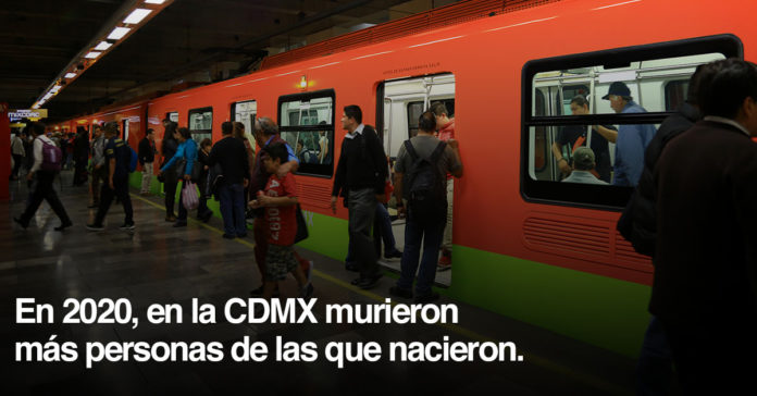 Por primera vez, muere más gente de la que nace en CDMX portada