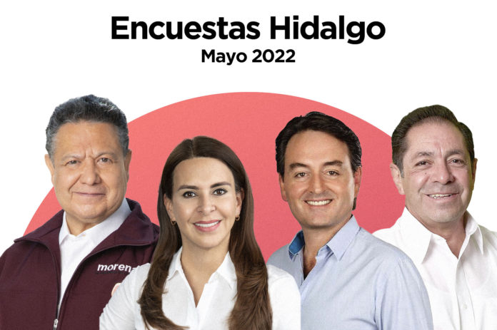 Encuestas Hidalgo 2022 Cómo avanzan los candidatos para gobernador portada web