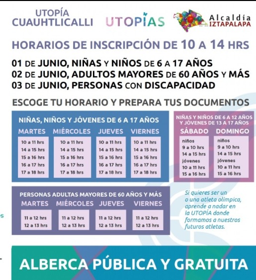 Escuela de Natación Alcaldía Iztapalapa
