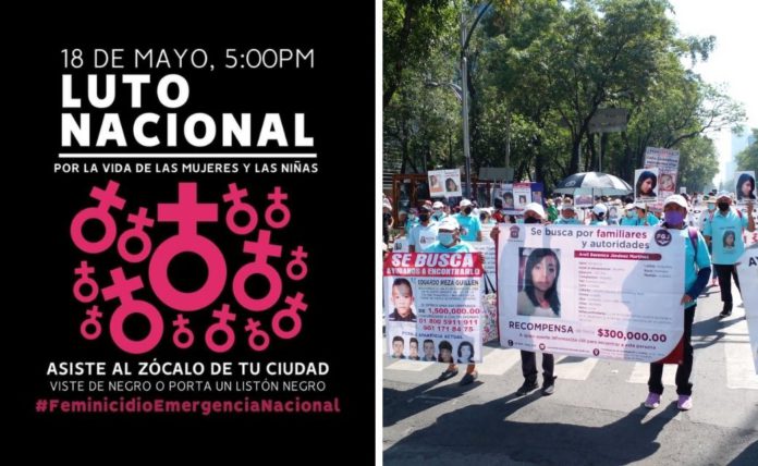 Será una nueva protesta contra los feminicidios y desapariciones de mujeres en México | Foto: Twitter