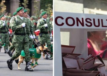 Mario Delgado hizo énfasis en que Morena apoyará en la realización de la consulta para que el ejército se mantenga en las calles | Foto: Gobierno de México y Canal del Congreso