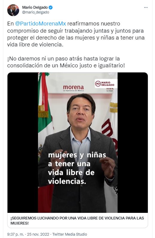 mujeres gobernadoras Morena 1 violencia contra la mujer mario delgado 54