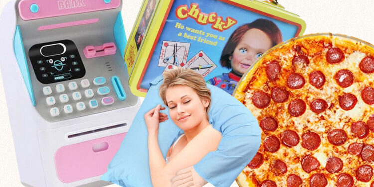 Cobija de pizza regalos divertidos broma dia de reyes portada