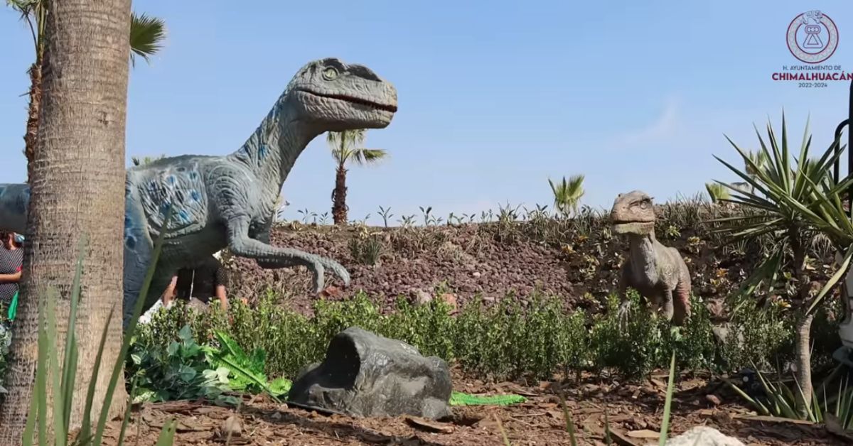 Chimalpark, el parque de dinosaurios en Chimalhuacán