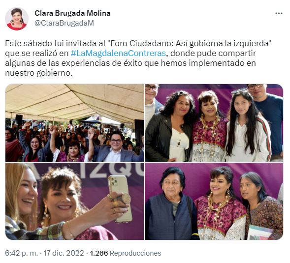 Clara Brugada ya anda en campaña rumbo a CDMX 2024 portada 876