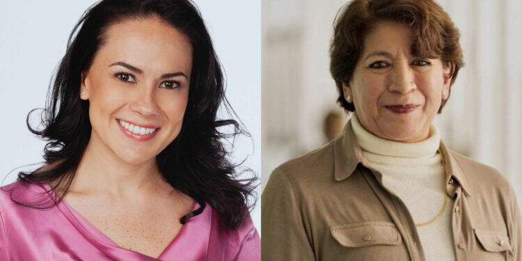 Delfina Gomez y Alejandra del Moral, las mujeres que podrían gobernar el Edomex.