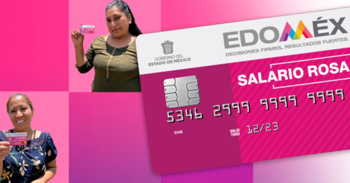 tarjeta salario rosa