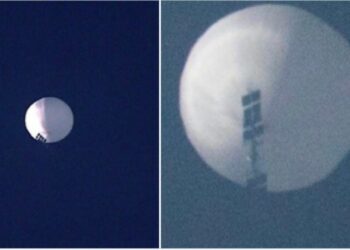 El Pentágono ha estado vigilando este globo durante varios días mientras avanza por el norte de Estados Unidos | Foto: Twitter @mundoanomalo