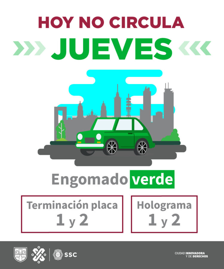 Hoy No Circula 16 de marzo en CDMX y Edomex. Así quedan las