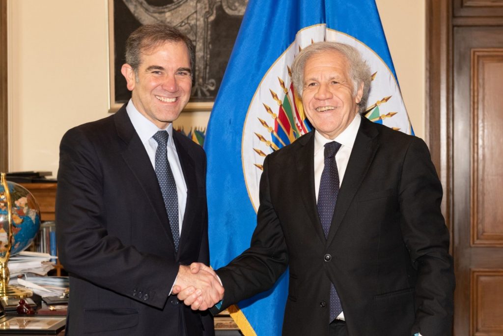 Lorenzo Córdova y Luis Almagro Foto: OEA