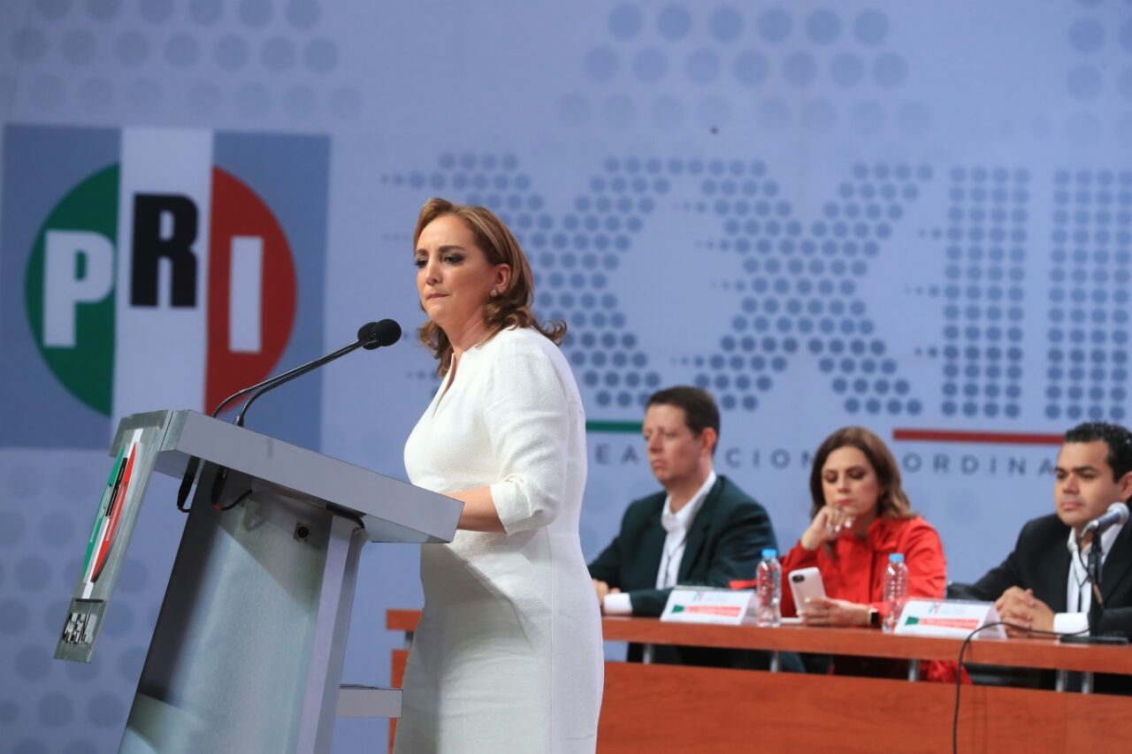 La Senadora quiere ser abanderada del partido tricolor por la presidencia en 2024. FOTO: pri.org.mx