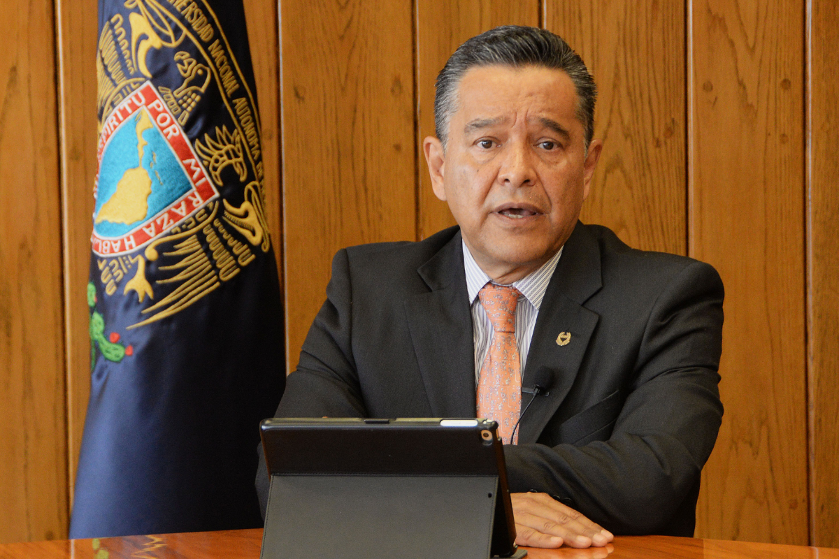 Raúl Contreras, director de la Facultad de Derecho de la UNAM, alzó la voz por el caso de Yasmín Esquivel. FOTO: UNAM