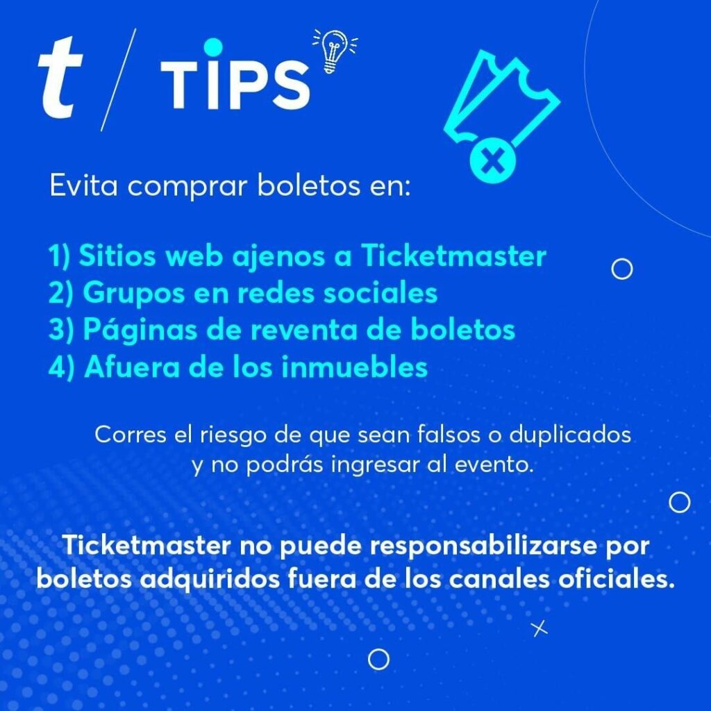 Boletos Falsos Ticketmaster. ¿Cómo Identificarlos? - DATANOTICIAS