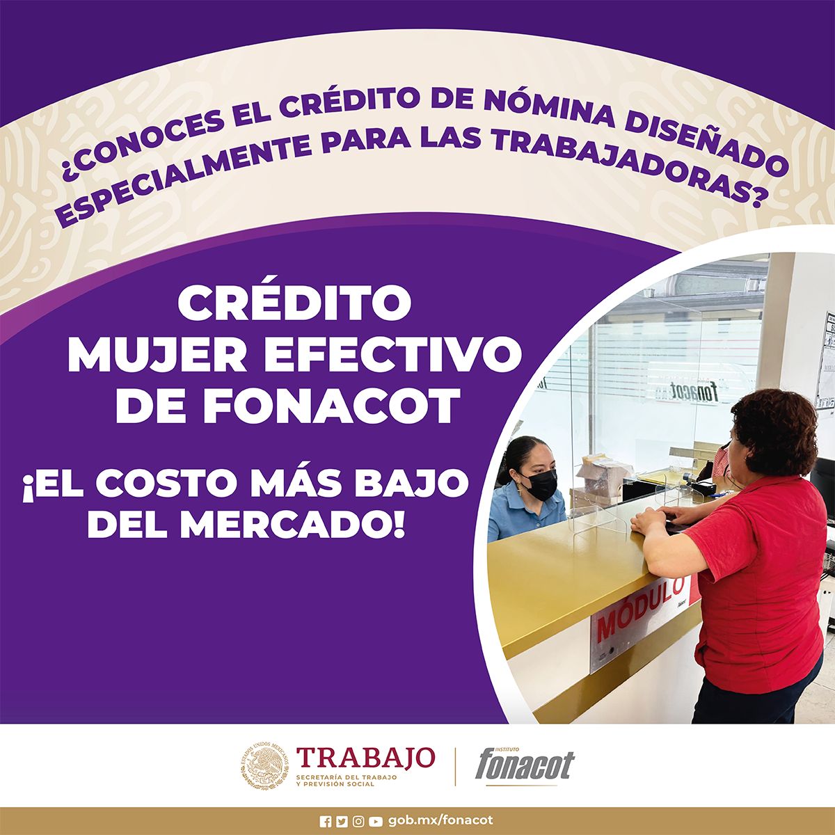 Crédito mujer efectivo FONACOT