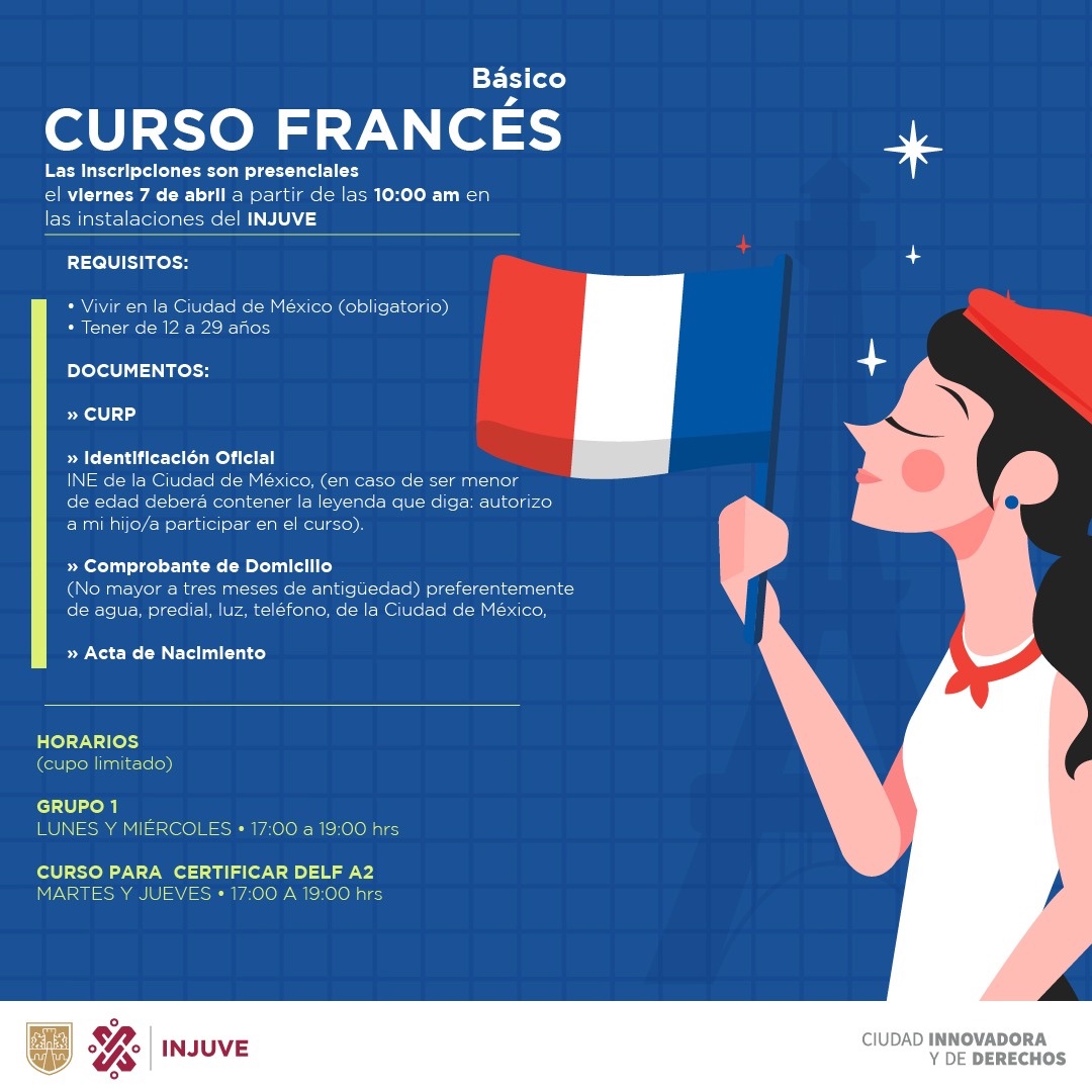 curso de francés gratis INJUVE