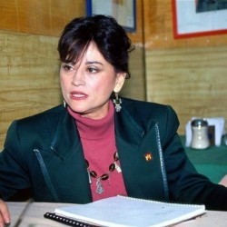 Cecilia Soto, candidata presidencial en 1994 por el Partido del Trabajo Foto: PT