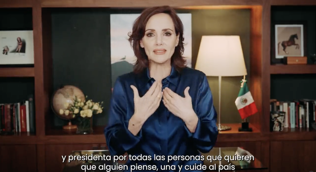 Lilly Téllez quiere ser presidenta de la República Mexicana.