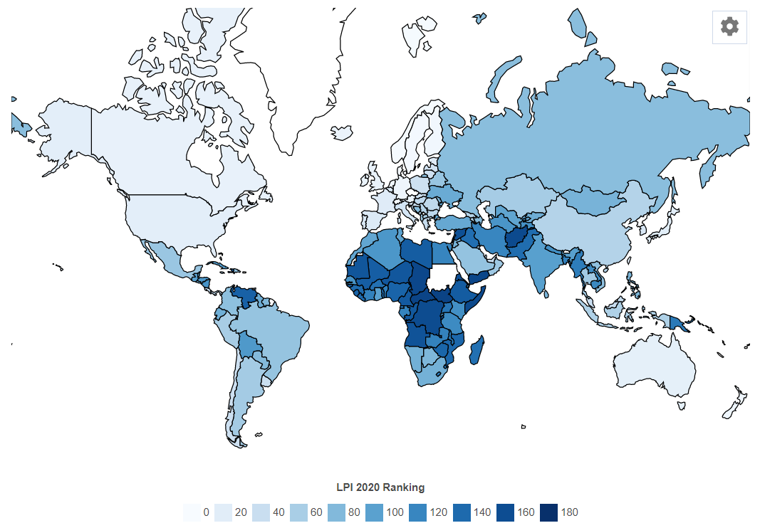 Mapa de comparación de los sistemas de salud de cada país. FOTO: WPR