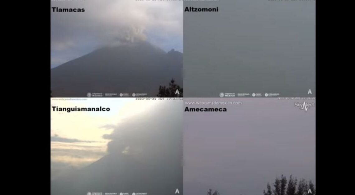 Dónde ver el volcán Popocatépetl en vivo hoy DATANOTICIAS