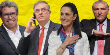 morena corcholatas division marcelo ebrard claudia sheinbaum ricardo monreal adan augusto portada