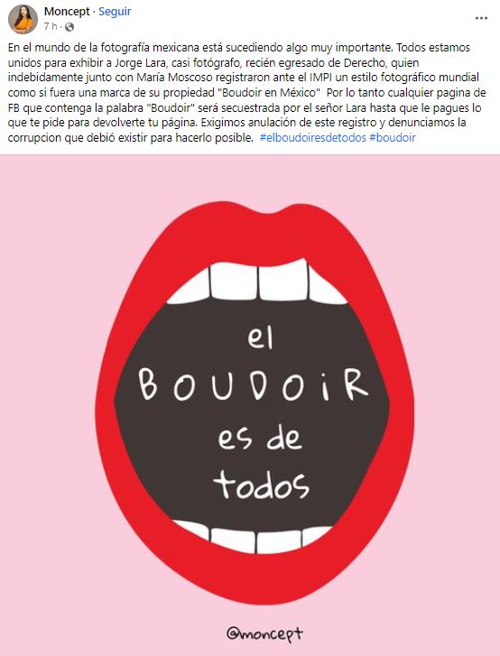 Registran la palabra Boudoir y prohíben que fotógrafos mexicanos la usen portada 6