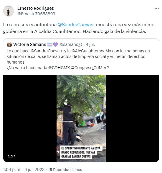 Organizan marcha contra Sandra Cuevas y medidas de limpieza social portada 4